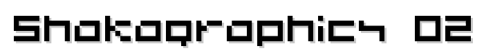 SHAKAGRAPHICS 02 font